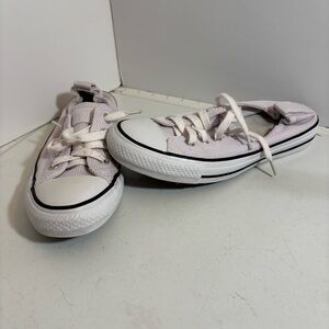 Converse all star women’s lavender shoreline slip on shoes in‎ size 7.5